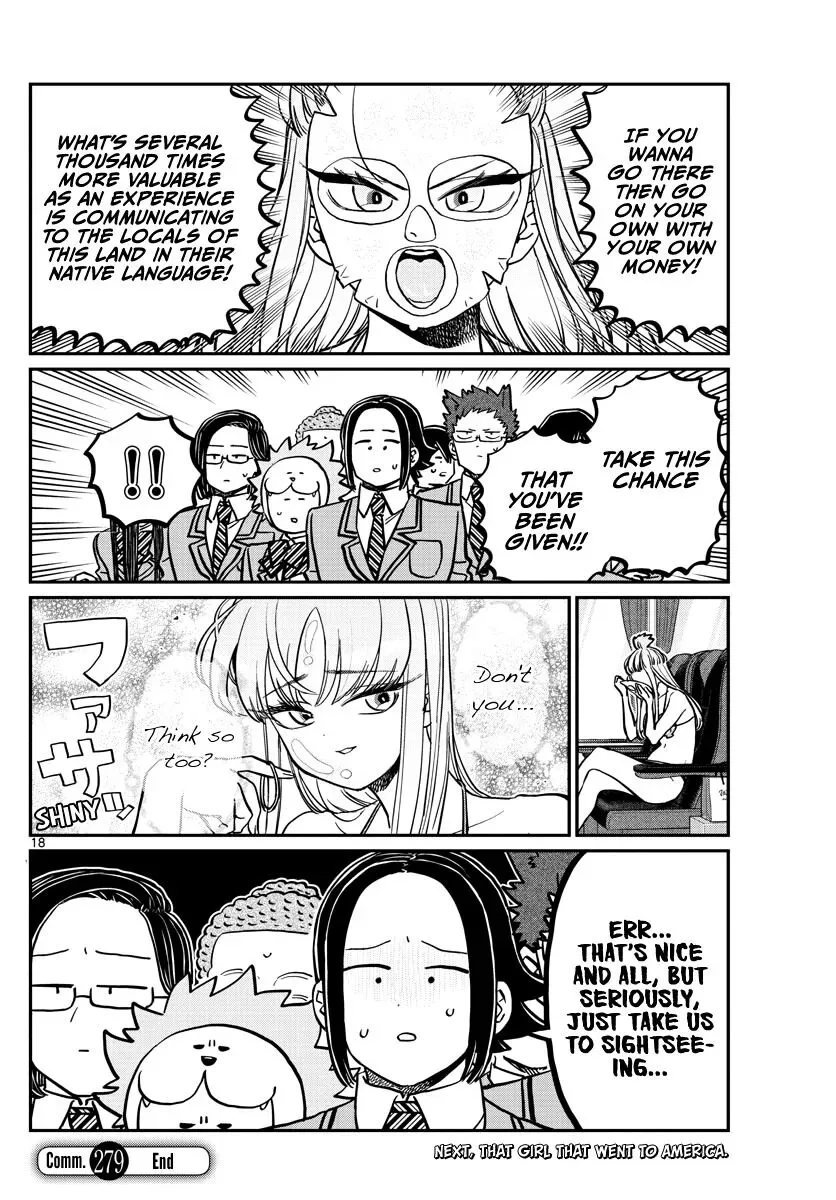 Komi-san wa Komyushou desu Chapter 279 page 18