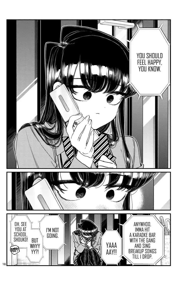 Komi-san wa Komyushou desu Chapter 303 page 16