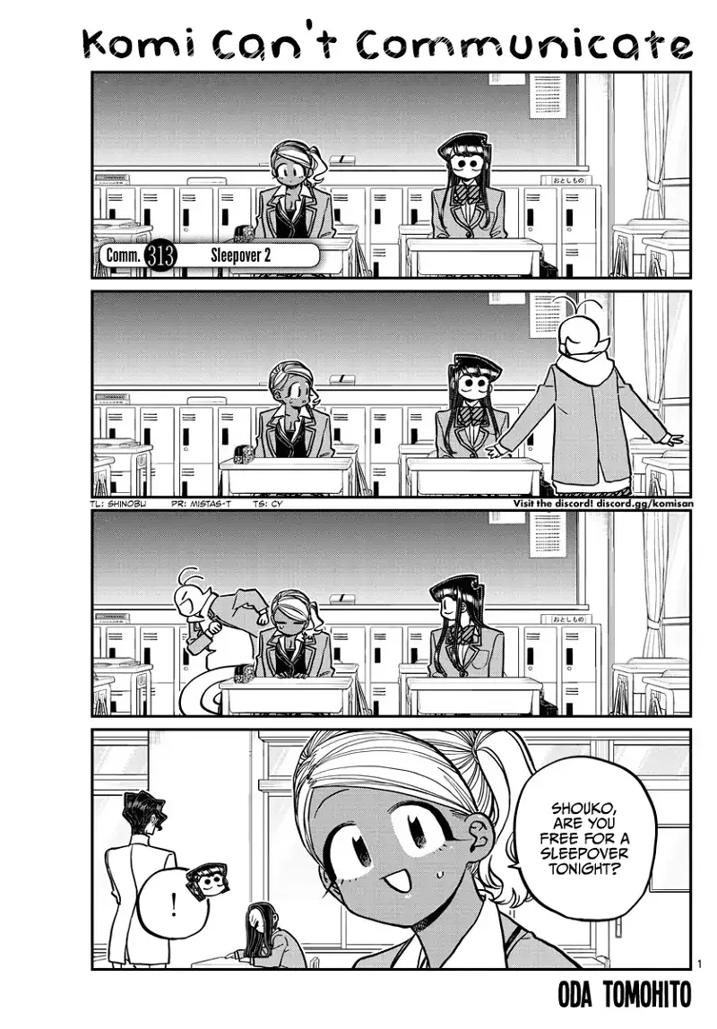 Komi-san wa Komyushou desu Chapter 313 page 1
