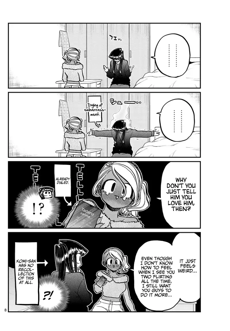 Komi-san wa Komyushou desu Chapter 313 page 8