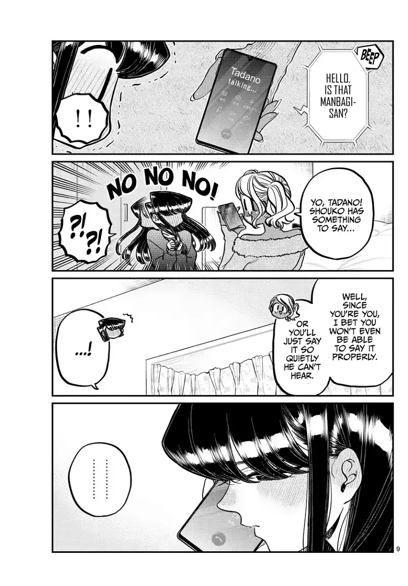 Komi-san wa Komyushou desu Chapter 313 page 9