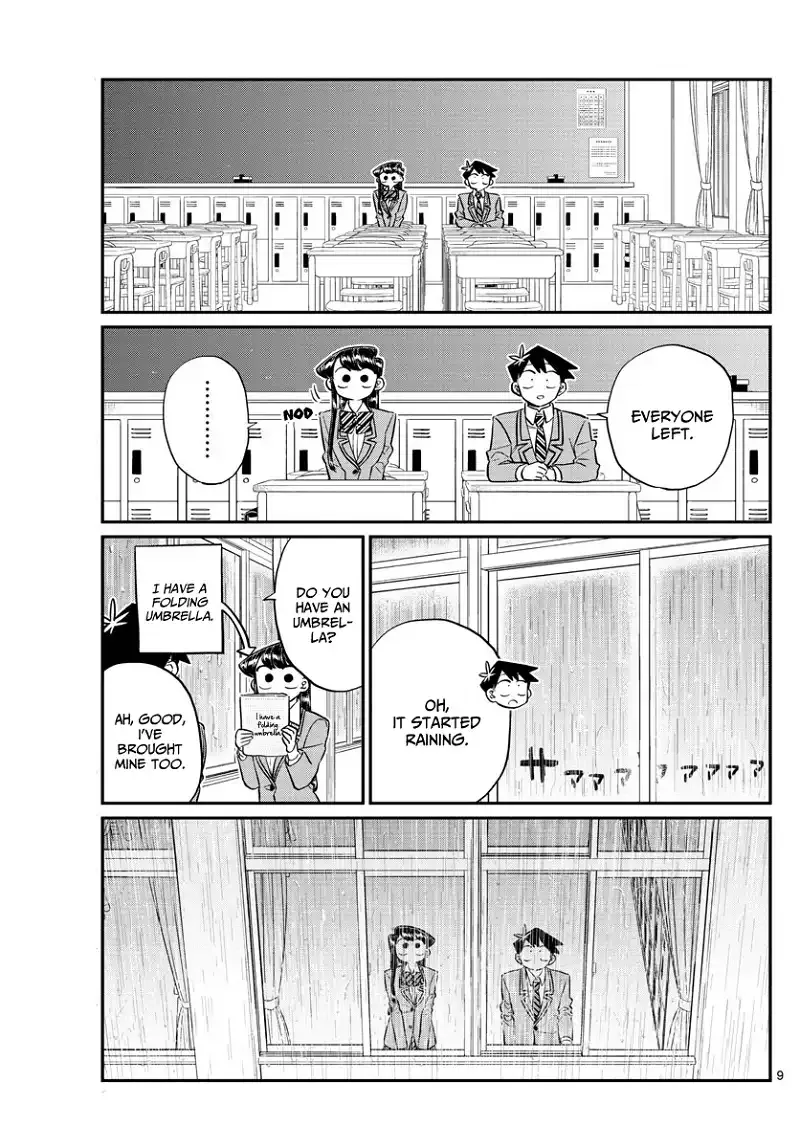 Komi-san wa Komyushou desu Chapter 129 page 9
