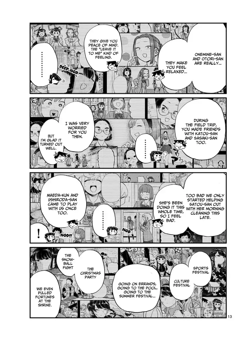 Komi-san wa Komyushou desu Chapter 129 page 13