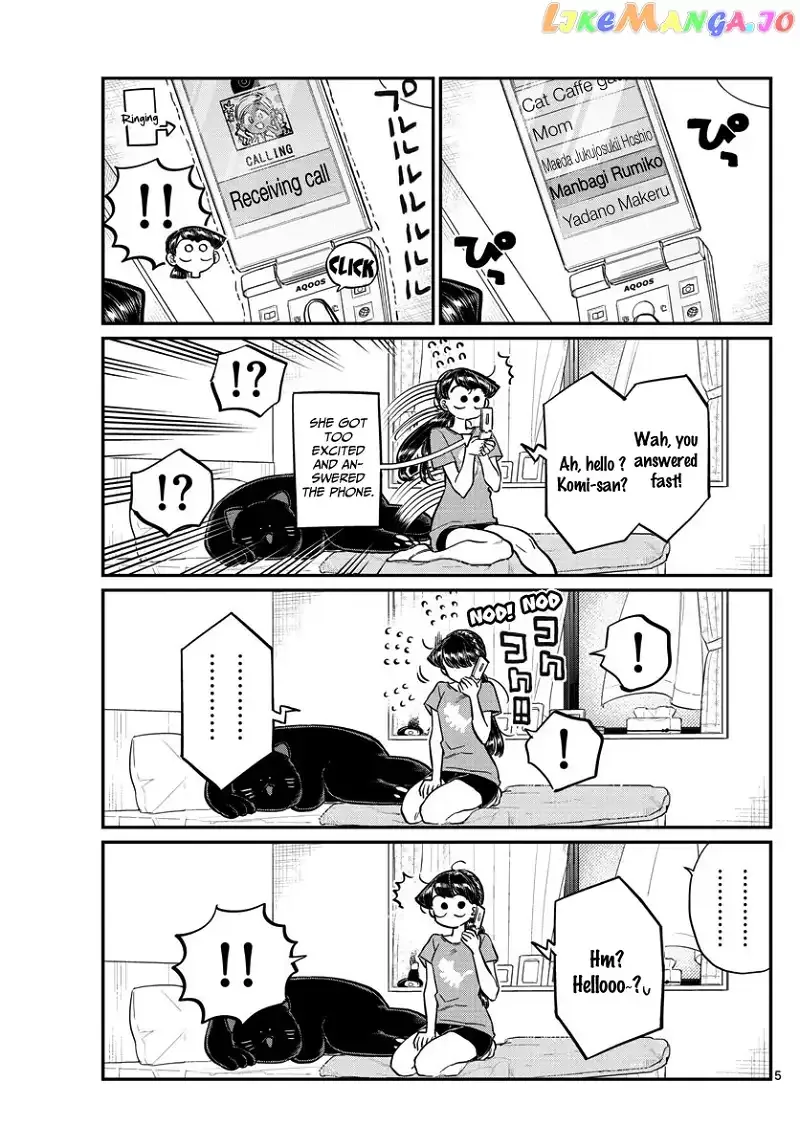 Komi-san wa Komyushou desu Chapter 162 page 5