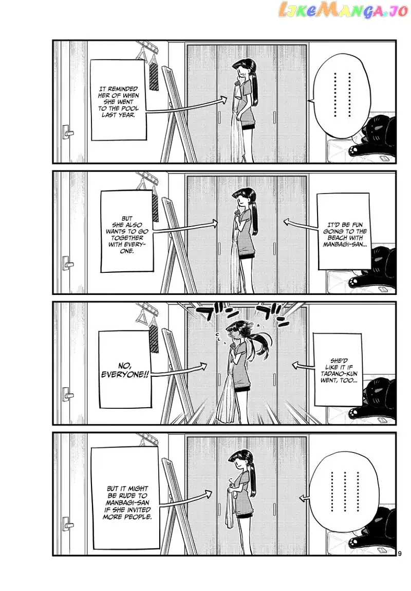 Komi-san wa Komyushou desu Chapter 162 page 9