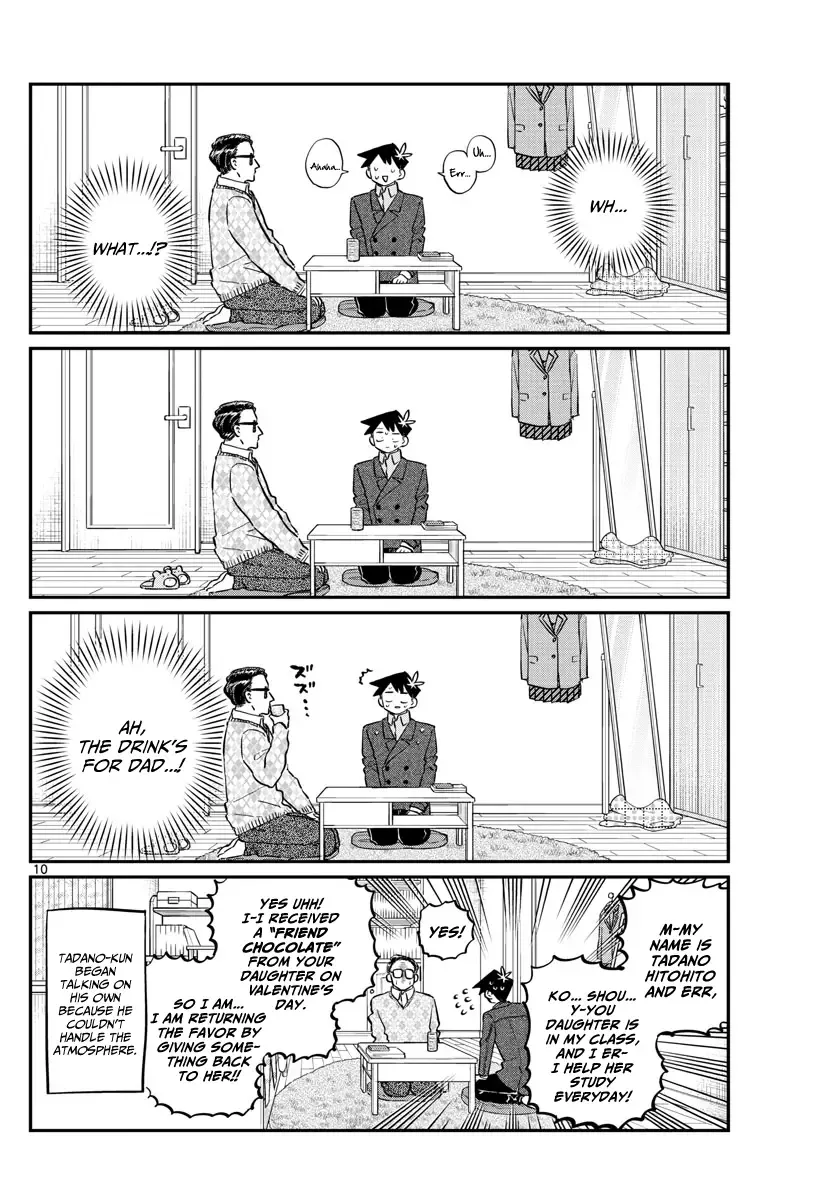 Komi-san wa Komyushou desu Chapter 128 page 10