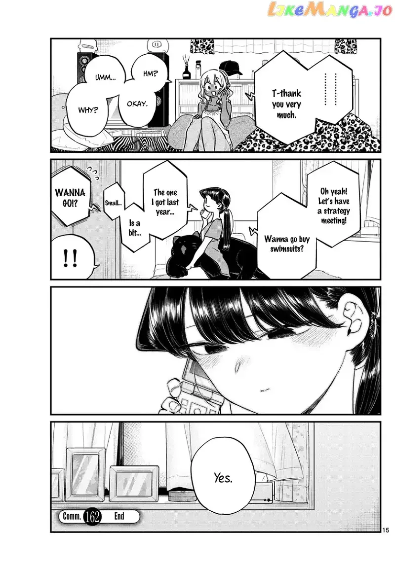 Komi-san wa Komyushou desu Chapter 162 page 15