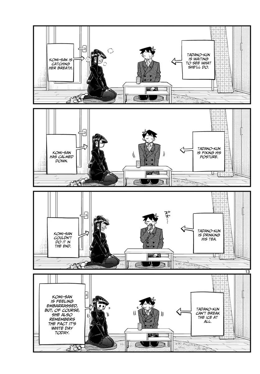 Komi-san wa Komyushou desu Chapter 128 page 13