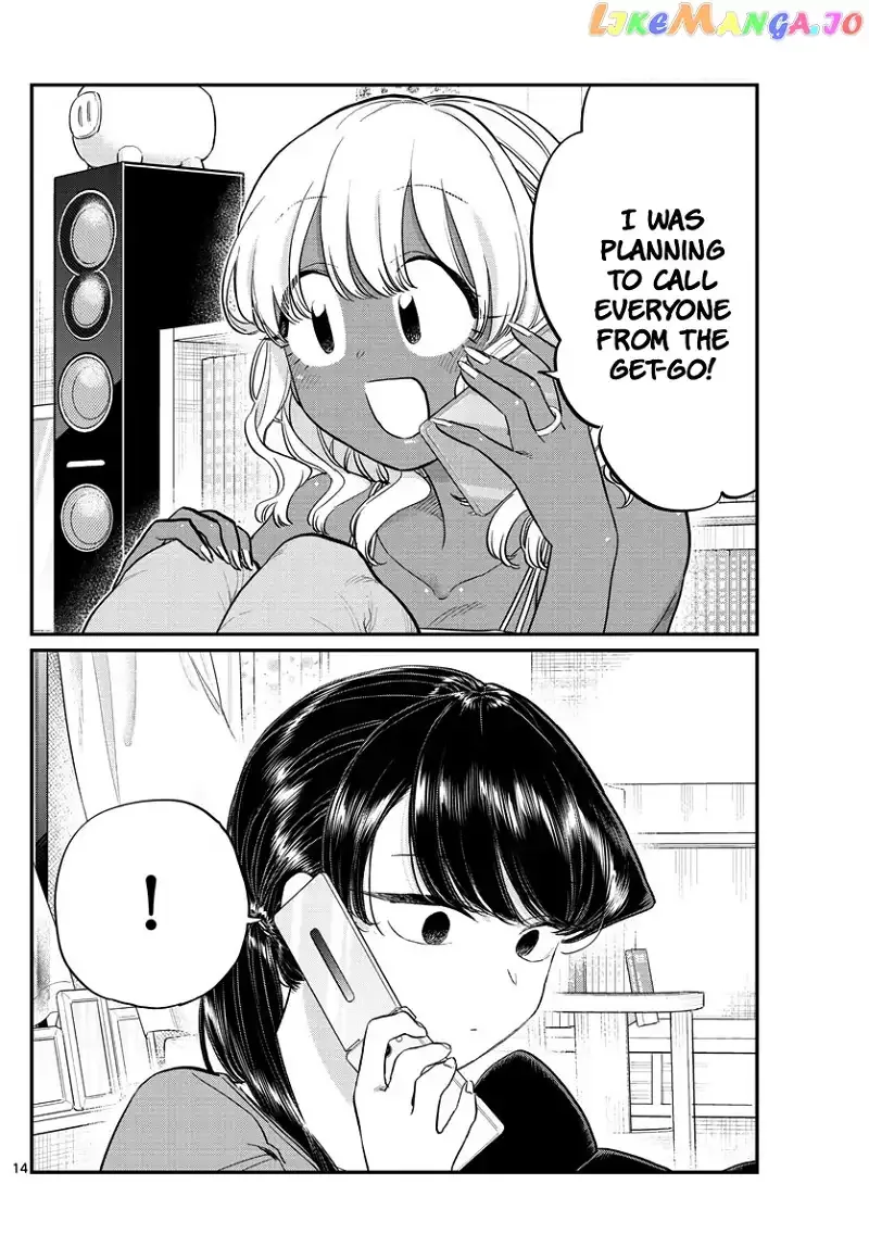 Komi-san wa Komyushou desu Chapter 162 page 14