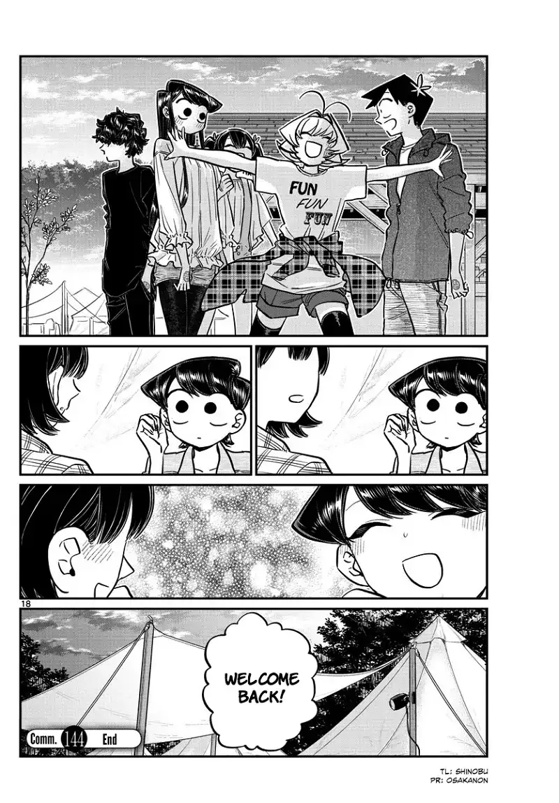 Komi-san wa Komyushou desu Chapter 144 page 18