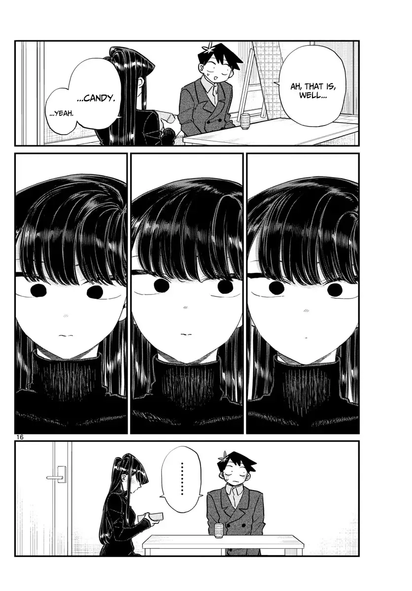 Komi-san wa Komyushou desu Chapter 128 page 16