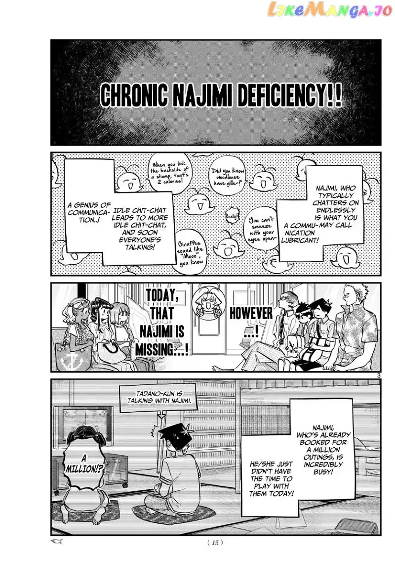 Komi-san wa Komyushou desu Chapter 164 page 5