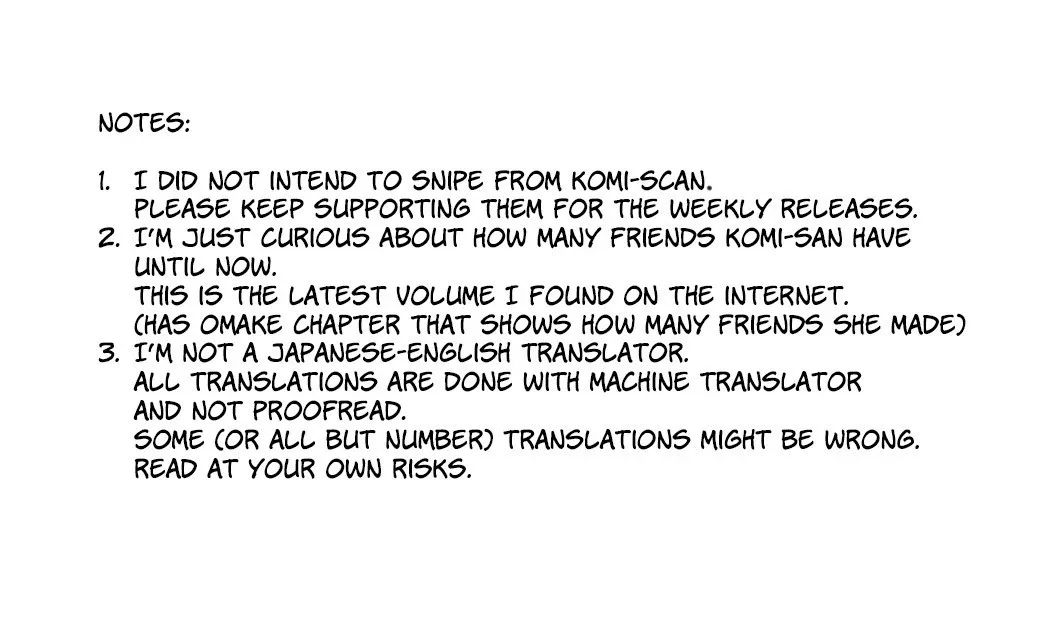 Komi-san wa Komyushou desu Chapter 207.5 page 3