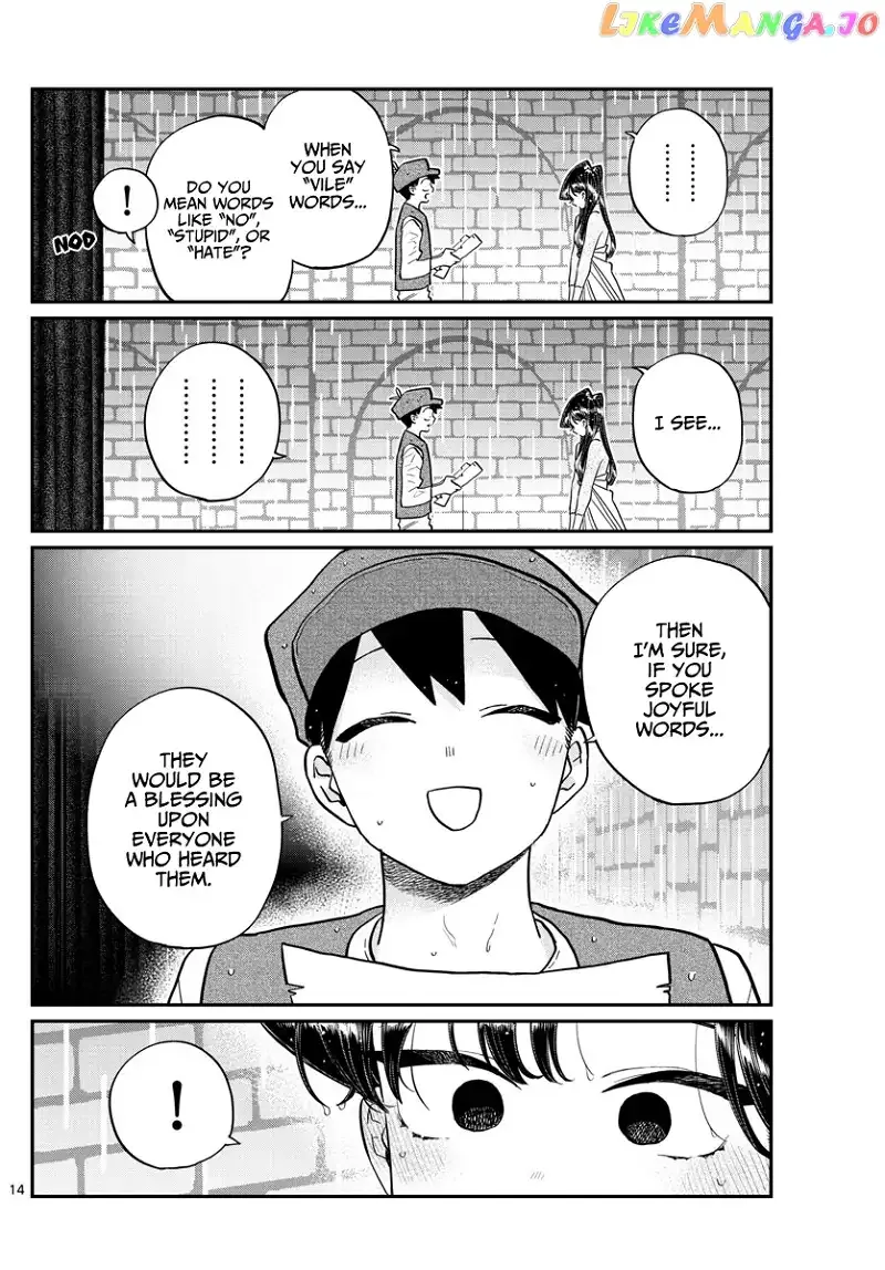 Komi-san wa Komyushou desu Chapter 223 page 14
