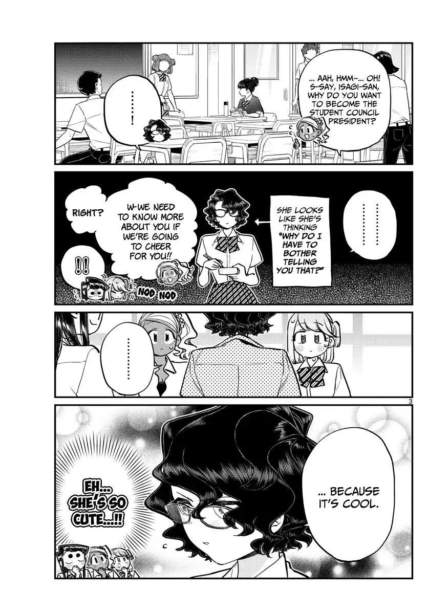 Komi-san wa Komyushou desu Chapter 200 page 3