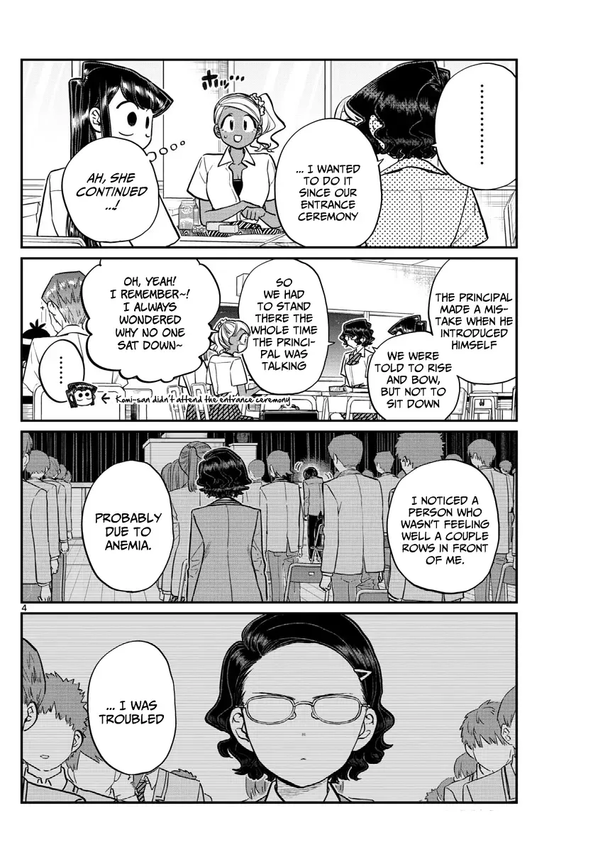 Komi-san wa Komyushou desu Chapter 200 page 4