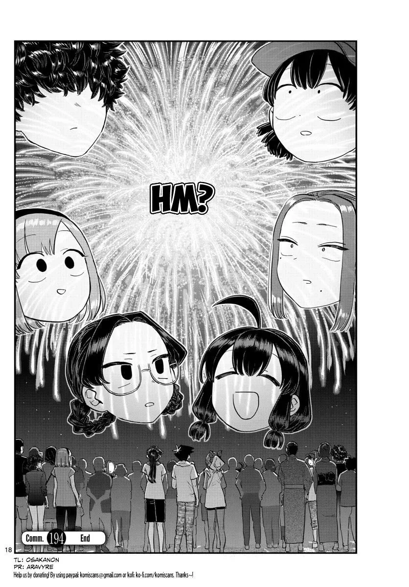 Komi-san wa Komyushou desu Chapter 194 page 18