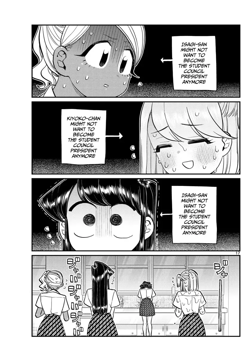 Komi-san wa Komyushou desu Chapter 200 page 17