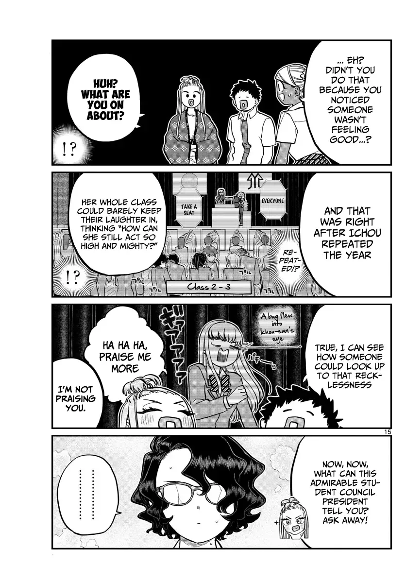 Komi-san wa Komyushou desu Chapter 200 page 15