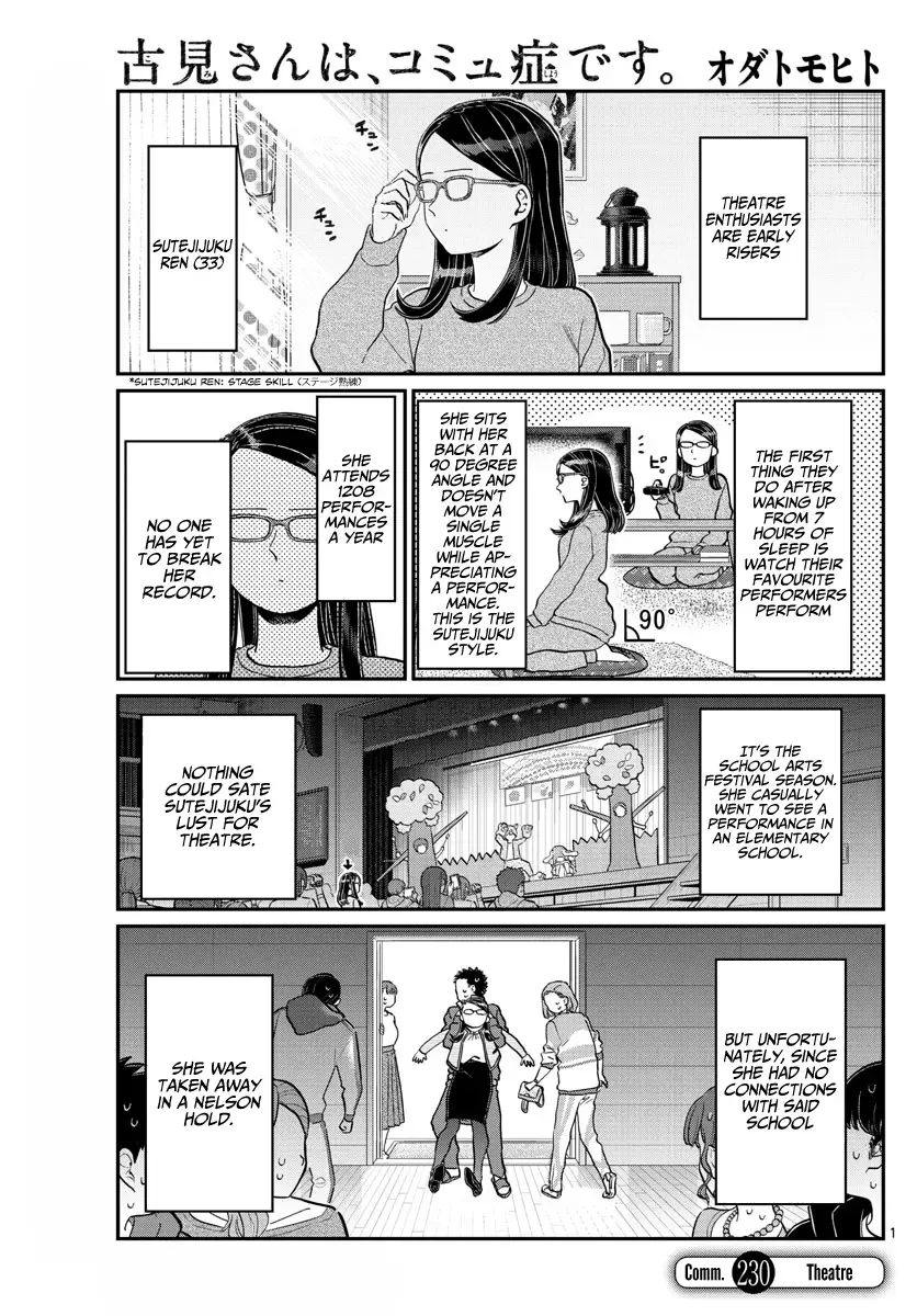Komi-san wa Komyushou desu Chapter 230 page 1