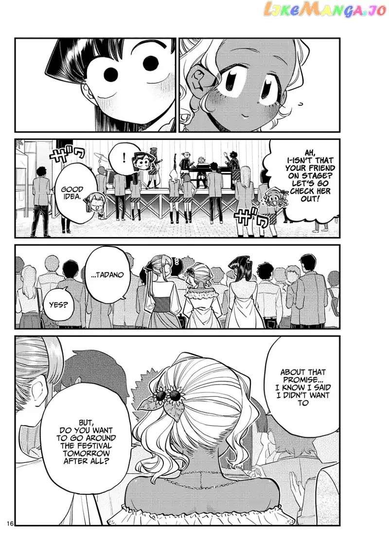 Komi-san wa Komyushou desu Chapter 232 page 16