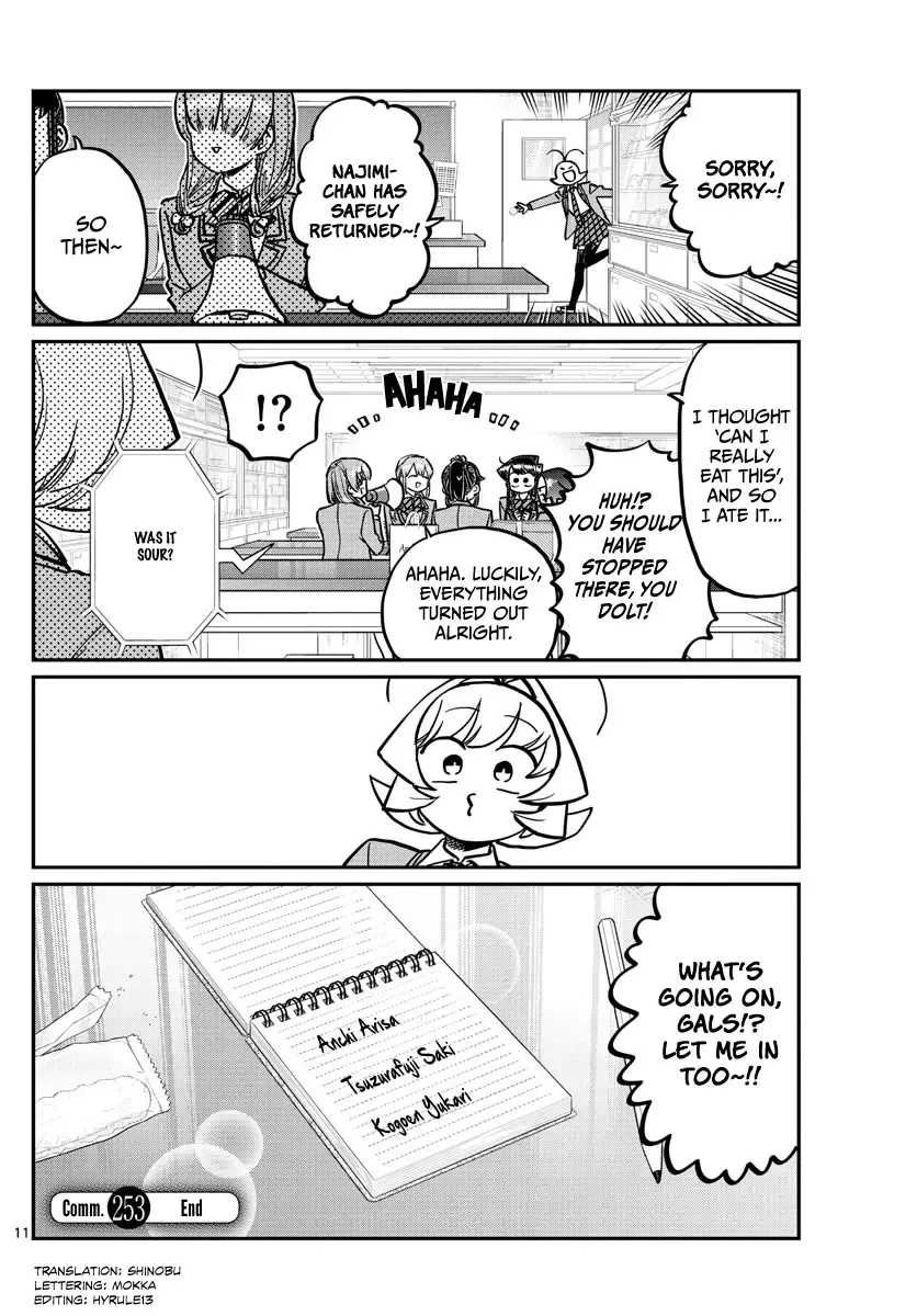 Komi-san wa Komyushou desu Chapter 253 page 10