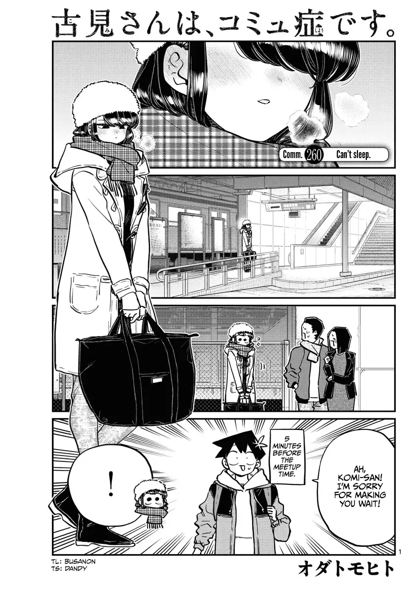 Komi-san wa Komyushou desu Chapter 260 page 1