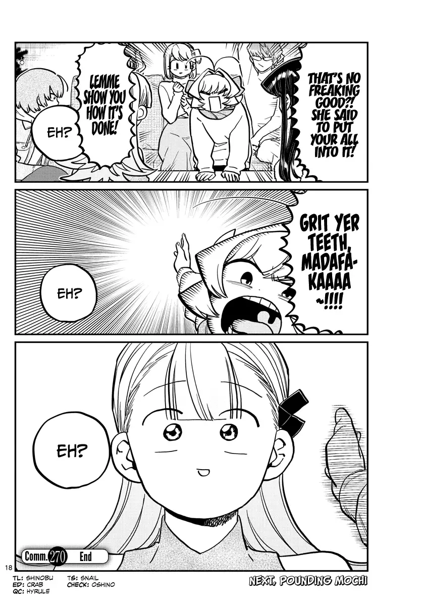 Komi-san wa Komyushou desu Chapter 270 page 18