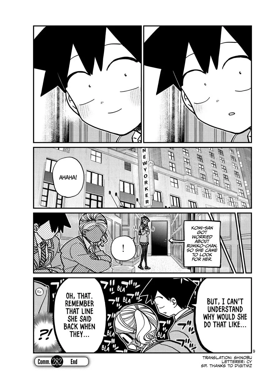 Komi-san wa Komyushou desu Chapter 282 page 9