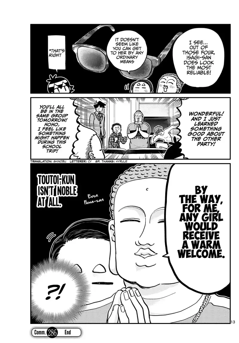 Komi-san wa Komyushou desu Chapter 286 page 13