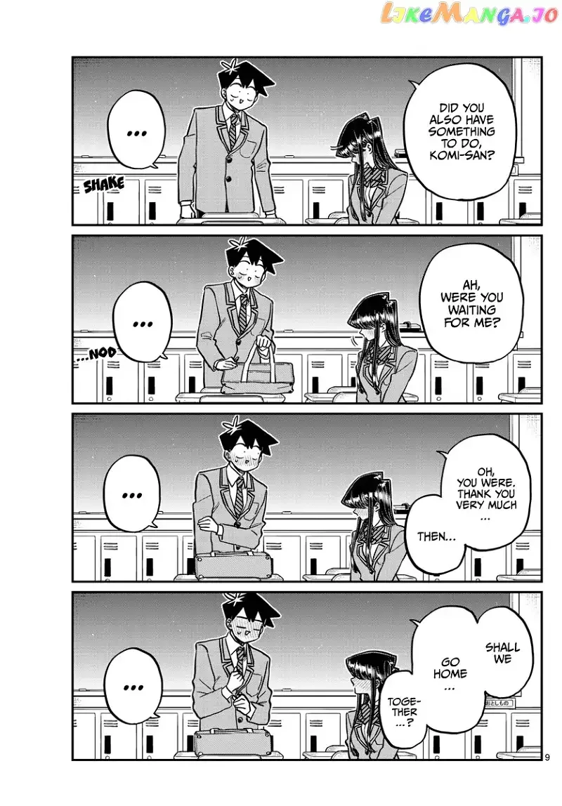 Komi-san wa Komyushou desu Chapter 314 page 9