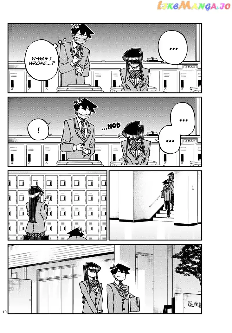 Komi-san wa Komyushou desu Chapter 314 page 10