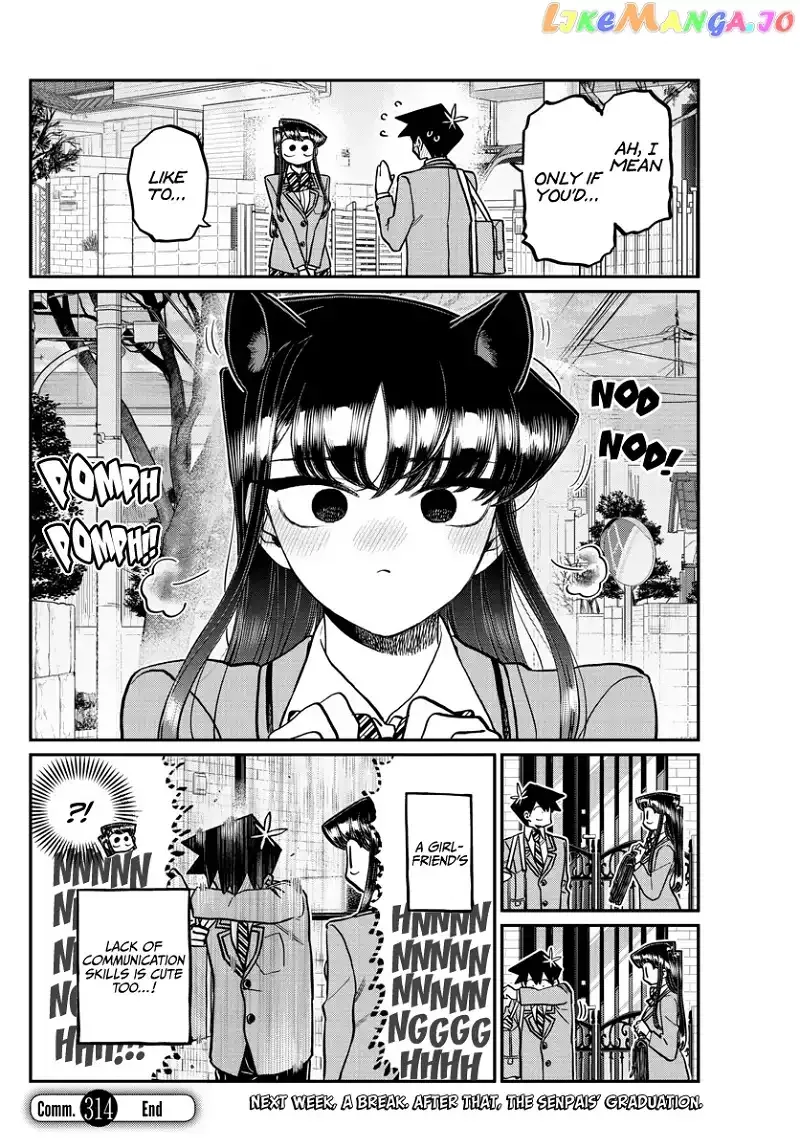 Komi-san wa Komyushou desu Chapter 314 page 18