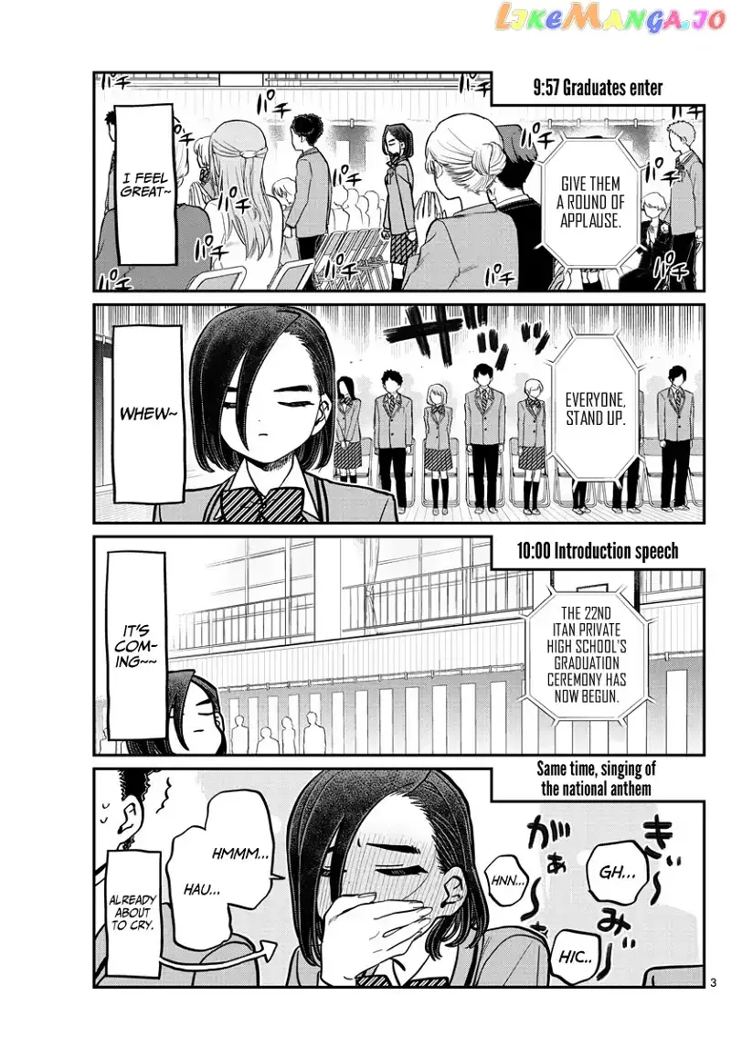 Komi-san wa Komyushou desu Chapter 315 page 3