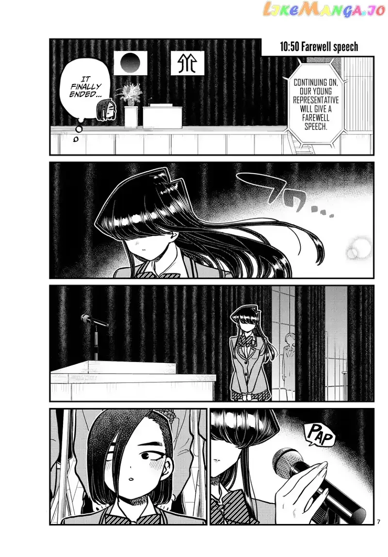 Komi-san wa Komyushou desu Chapter 315 page 7