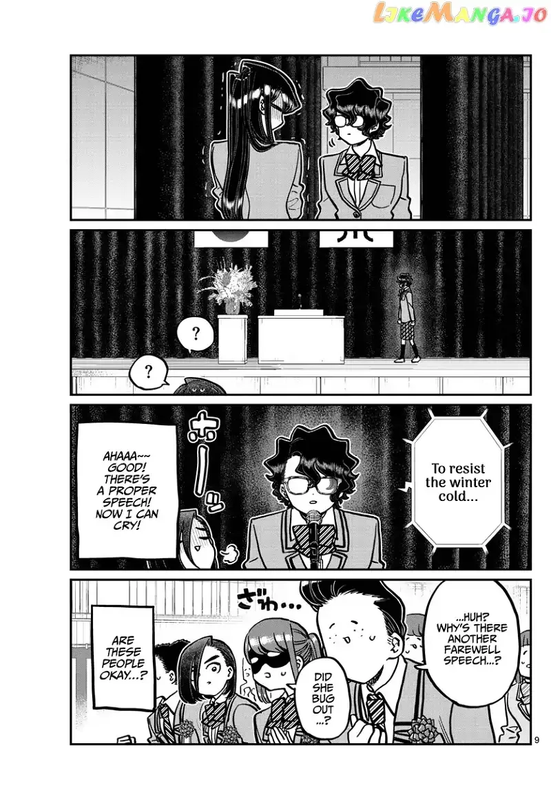 Komi-san wa Komyushou desu Chapter 315 page 9
