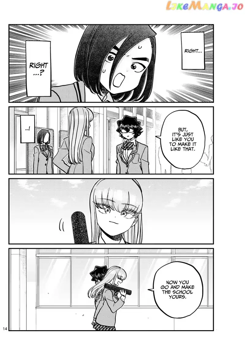 Komi-san wa Komyushou desu Chapter 315 page 14