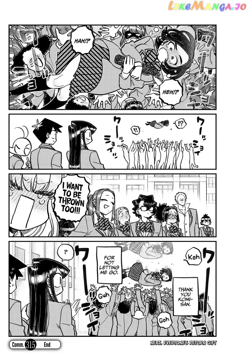 Komi-san wa Komyushou desu Chapter 315 page 18