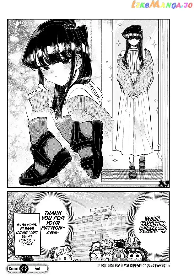 Komi-san wa Komyushou desu Chapter 318 page 18