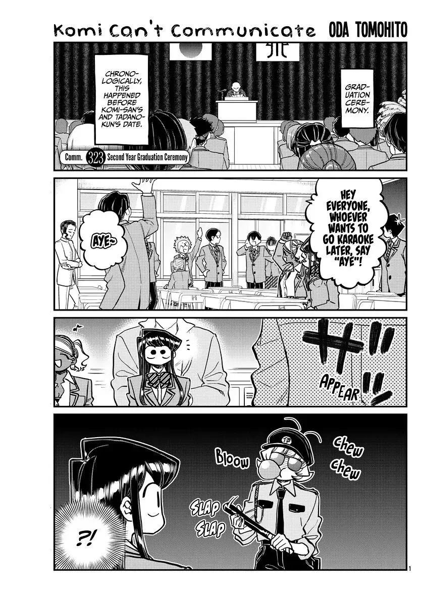 Komi-san wa Komyushou desu Chapter 323 page 1