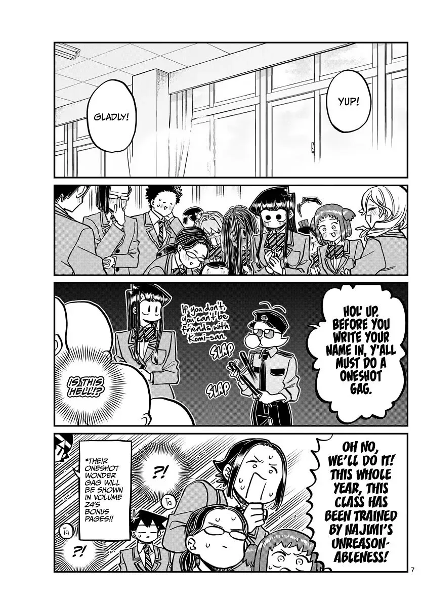 Komi-san wa Komyushou desu Chapter 323 page 7