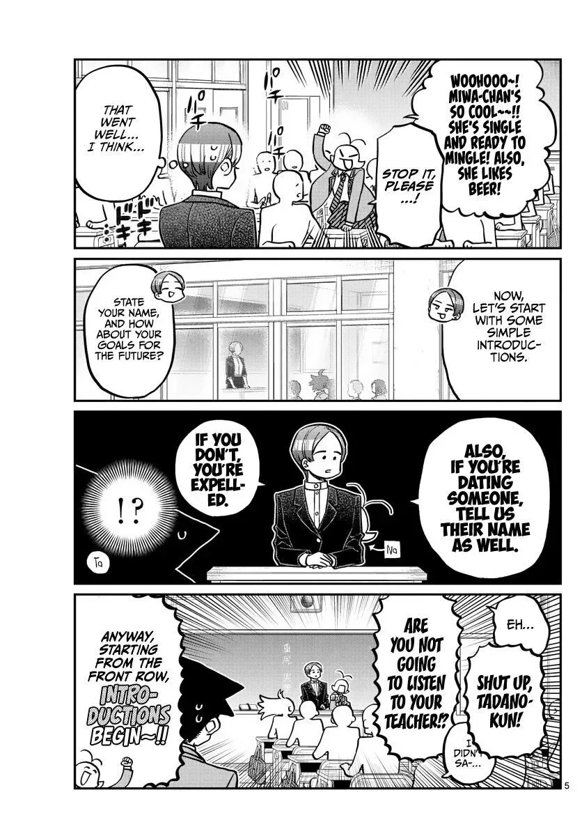 Komi-san wa Komyushou desu Chapter 325 page 5