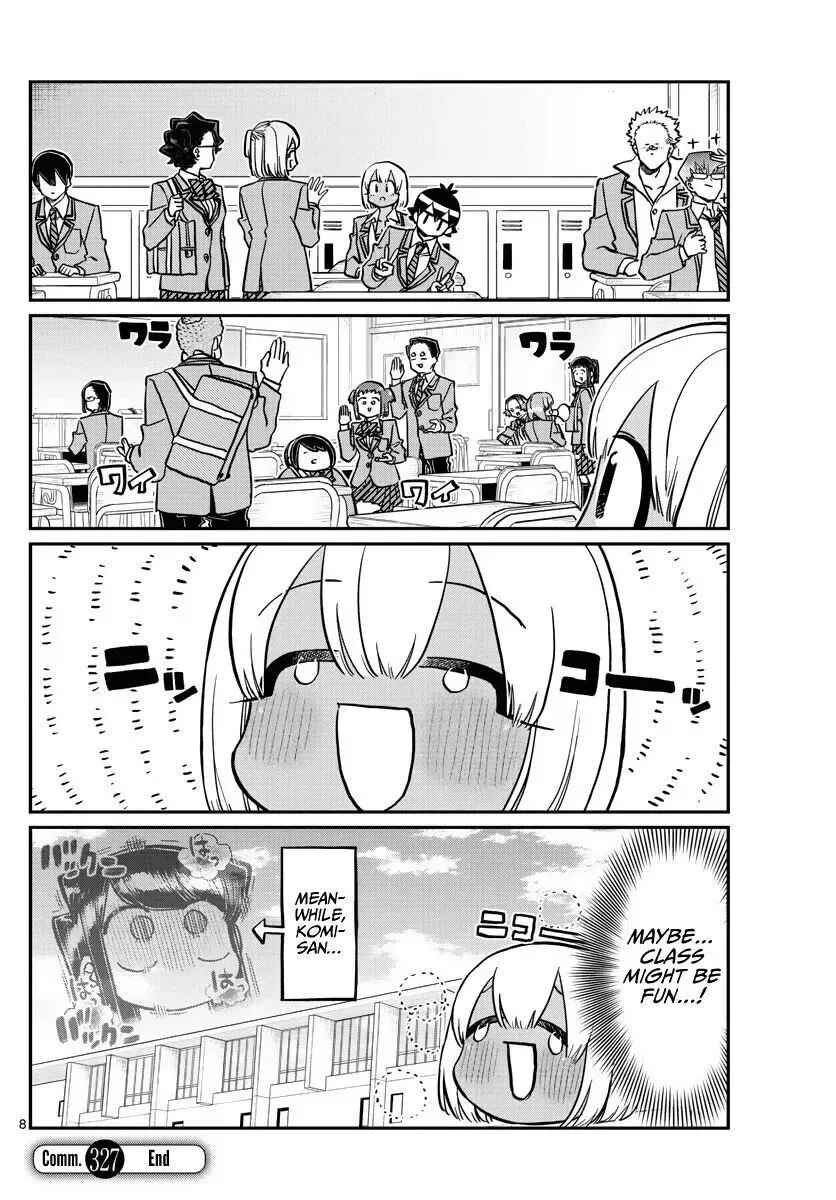 Komi-san wa Komyushou desu Chapter 327 page 8