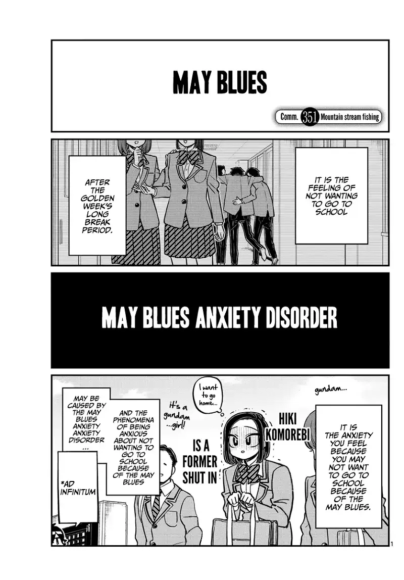 Komi-san wa Komyushou desu Chapter 351 page 1