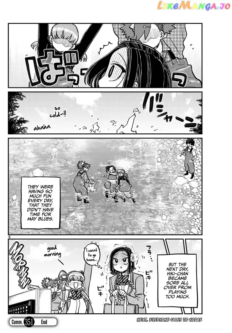 Komi-san wa Komyushou desu Chapter 351 page 8