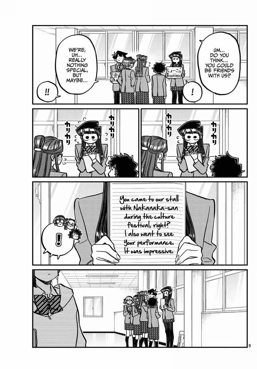 Komi-san wa Komyushou desu Chapter 329 page 9