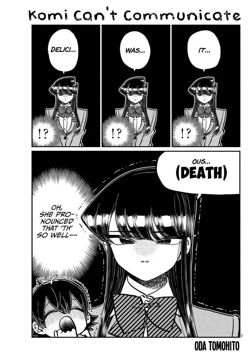 Komi-san wa Komyushou desu Chapter 340 page 1