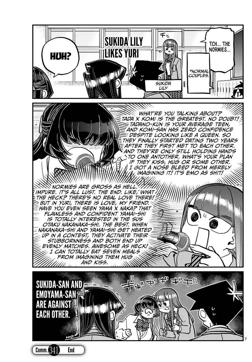 Komi-san wa Komyushou desu Chapter 341 page 7