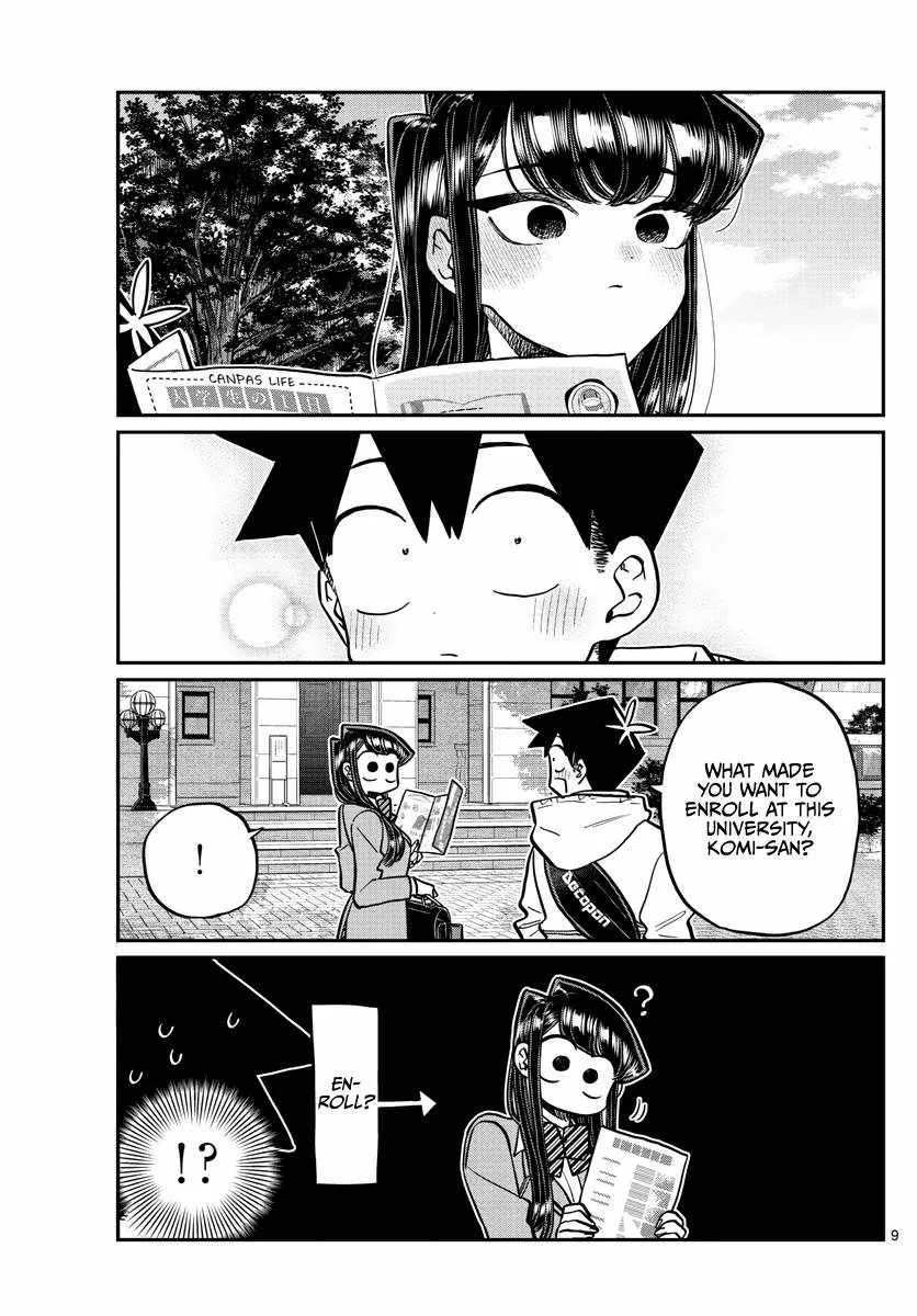 Komi-san wa Komyushou desu Chapter 348 page 9
