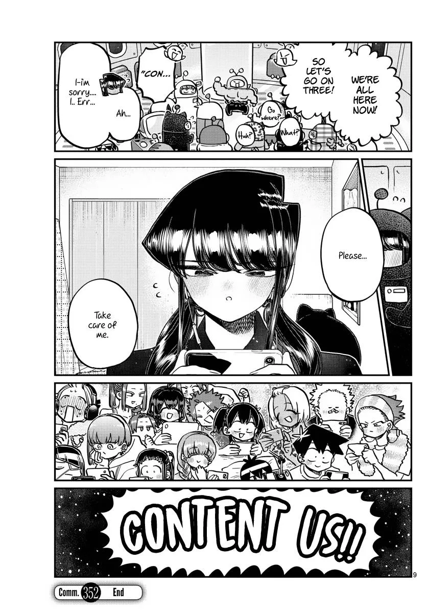 Komi-san wa Komyushou desu Chapter 352 page 9
